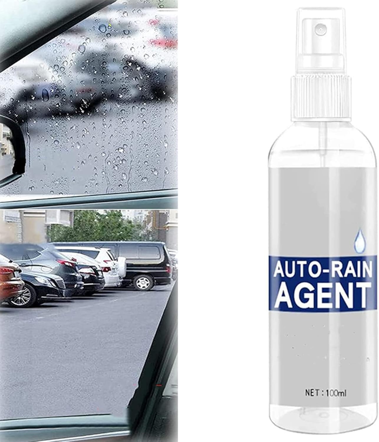 Agente de revestimiento impermeable para vidrio de automóvil, agente antivaho a prueba de lluvia, antiempañamiento para auto, agente de