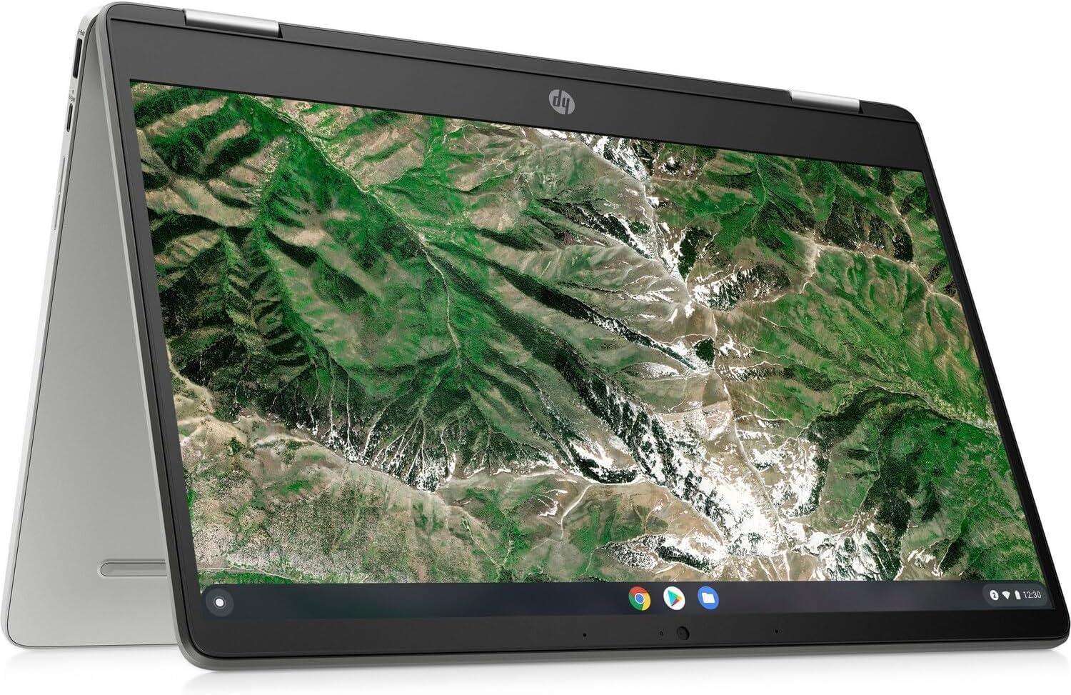 HP Laptop Chromebook x360 FHD de 14 pulgadas, Pentium Silver N5030 4 GB de RAM, 64 GB de almacenamiento de computadora eMMC, tableta portátil con