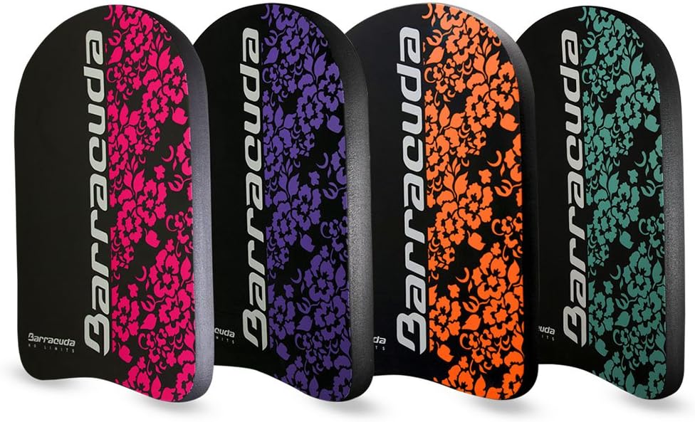 Barracuda Tabla de natación con diseño floral clásico para adultos