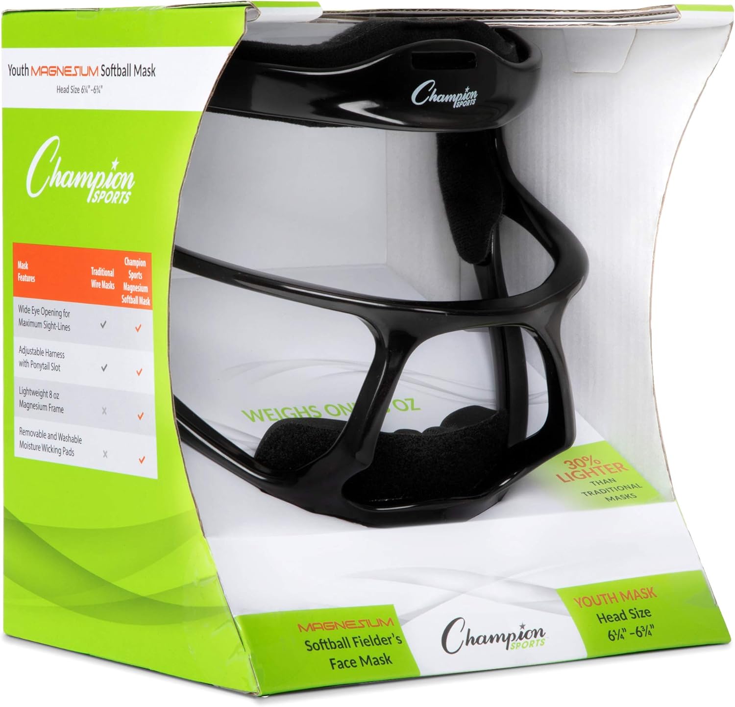 Champion Sports Magnesium Softball Face Mask