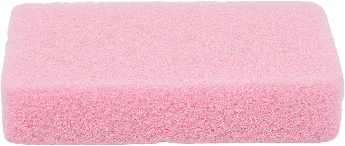 Piedra pómez para pies, piedra pómez para pies, herramientas de pedicura de lava, pedicura profesional, piedra pómez, cuadrada, rosa, dura, para