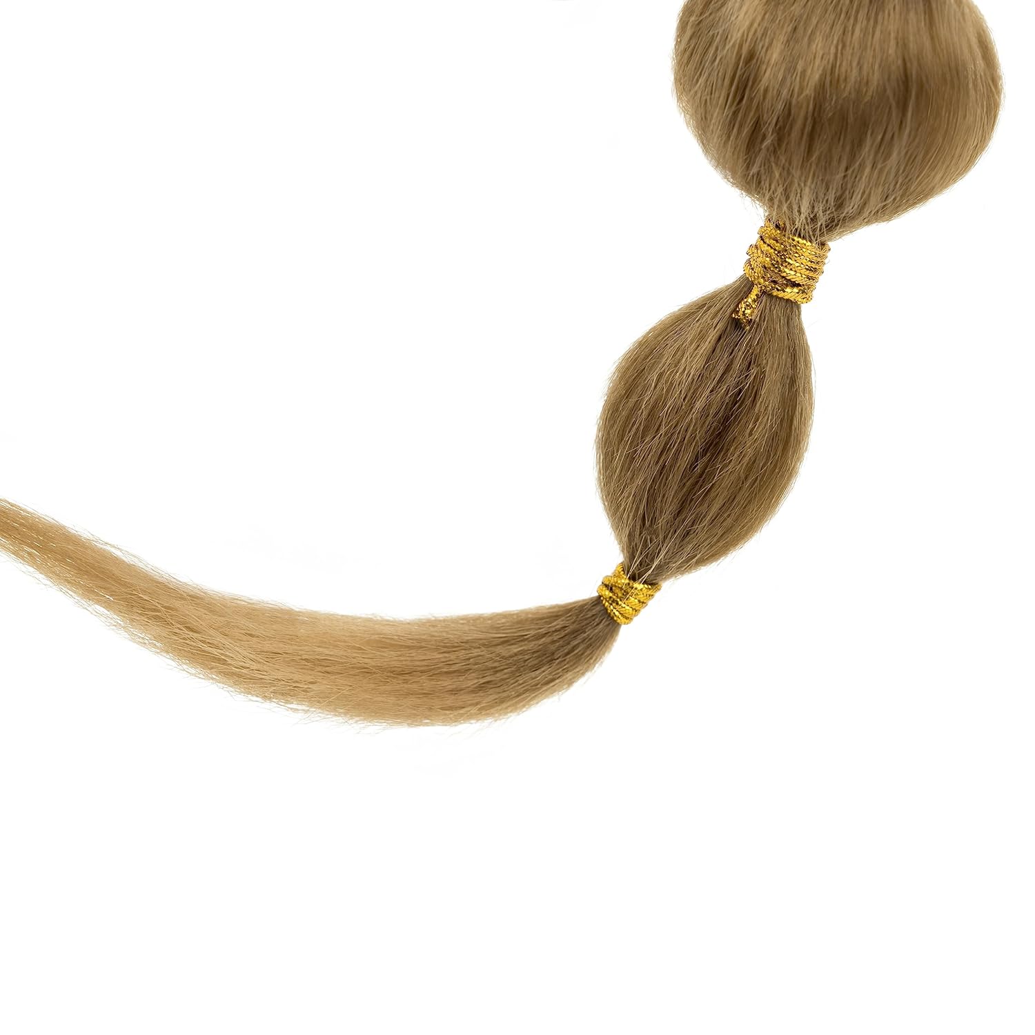 Benehair Extensión de cola de caballo larga de burbujas para mujer, cola de caballo afro negra, trenzada, con banda para el cabello, extensiones de