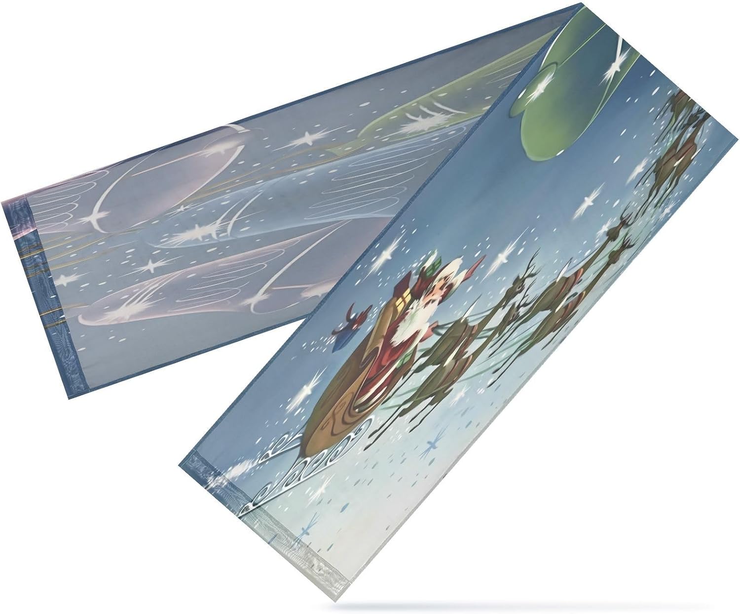 Christmas Ringtones Sleigh Table Runner Fall Decor for Dining Table Decor Halloween Decor 108 Inches Long