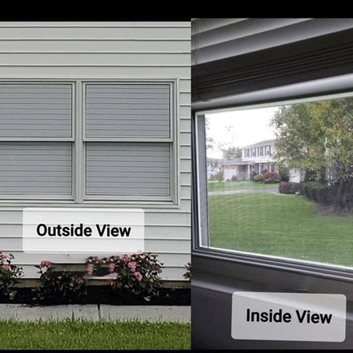 Persianas de imitación unidireccionales, película de vidrio de perspectiva unidireccional, película de privacidad para ventanas, película