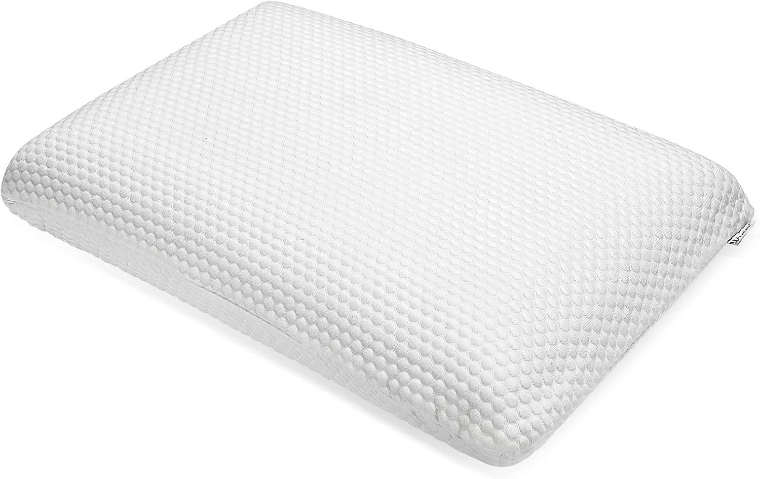 GORELAX Almohada de espuma viscoelástica, almohada ergonómica para dormir de lado, almohada suave para dormir con agujeros ventilados y funda