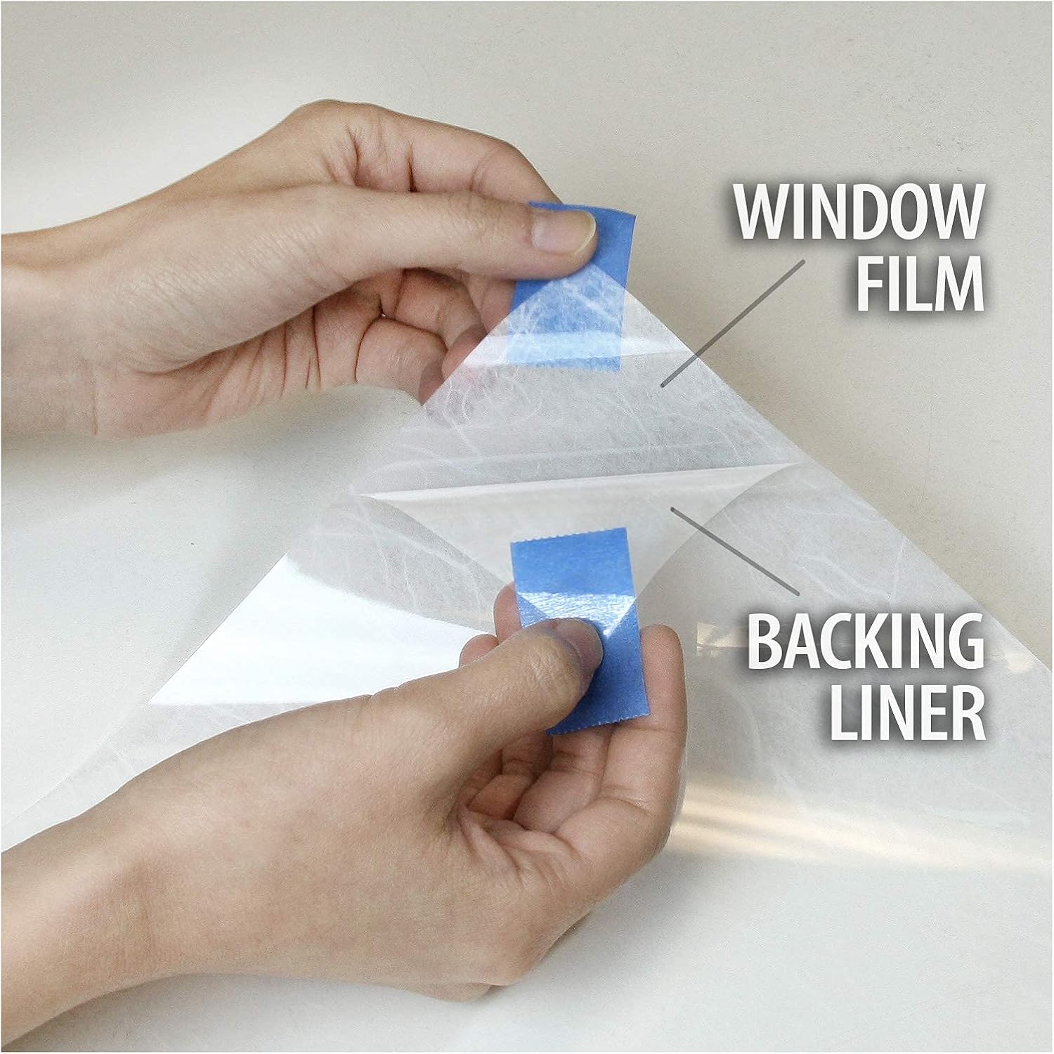 BDF S2M – Película transparente para ventana con bloqueo UV (60 pulgadas x 50 pies)