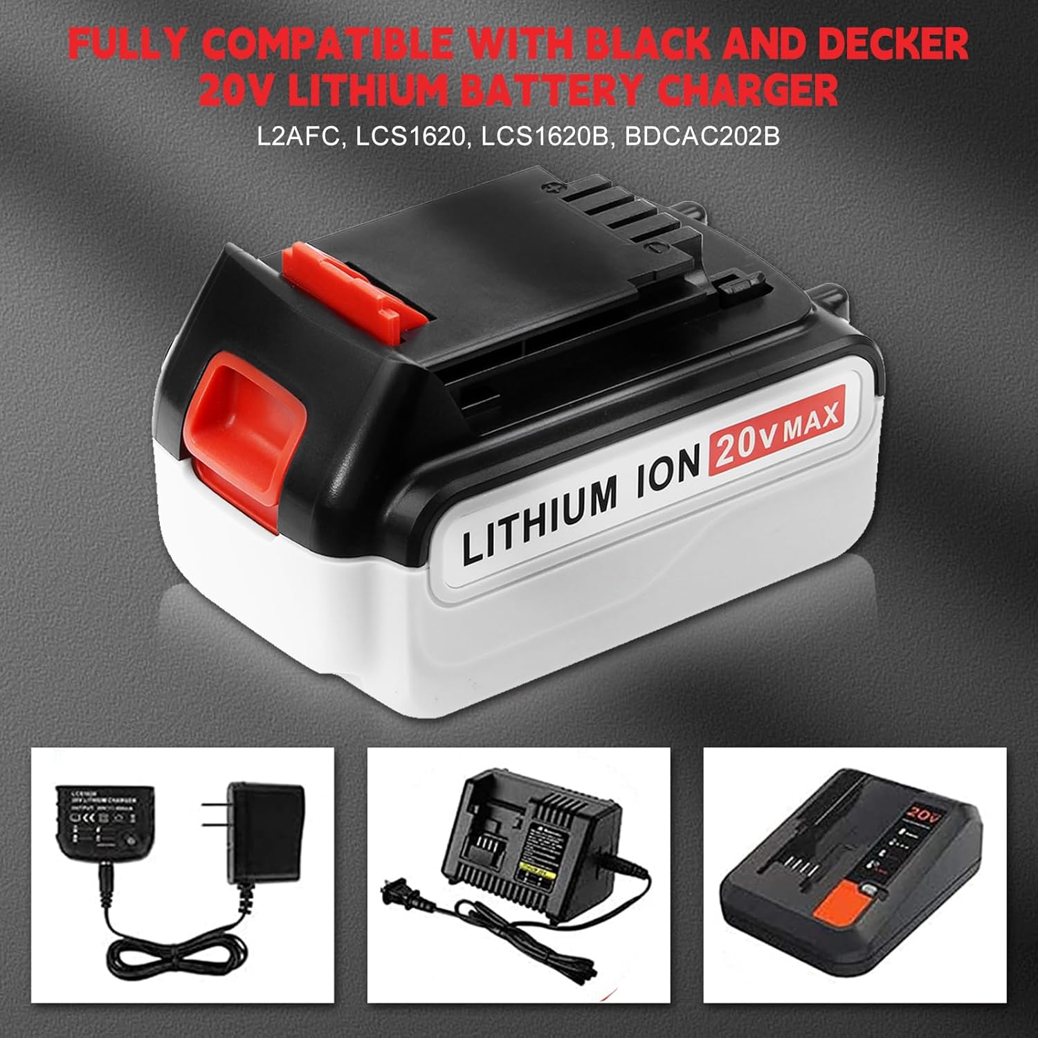 Paquete de 2 baterías de repuesto LB2X4020 para batería de litio de 20 V LB2X4020 LBXR20 LBXR20 LBX20 LBXR20 LBXR2020-OPE LBXR20B-2 para batería de