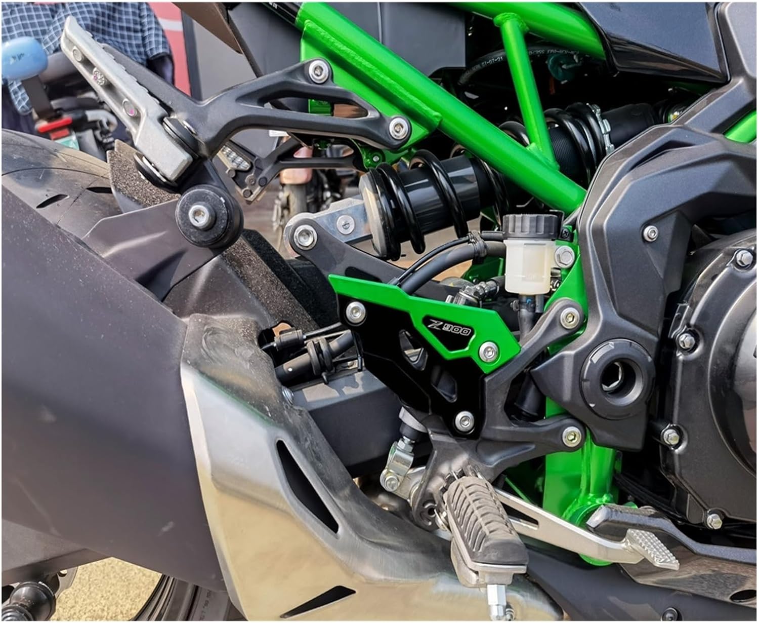 Accesorios Z900 compatibles con Z900 Z 900 2017-2021 2023 Protector de pedal trasero protector de pedal trasero placa de talón accesorios