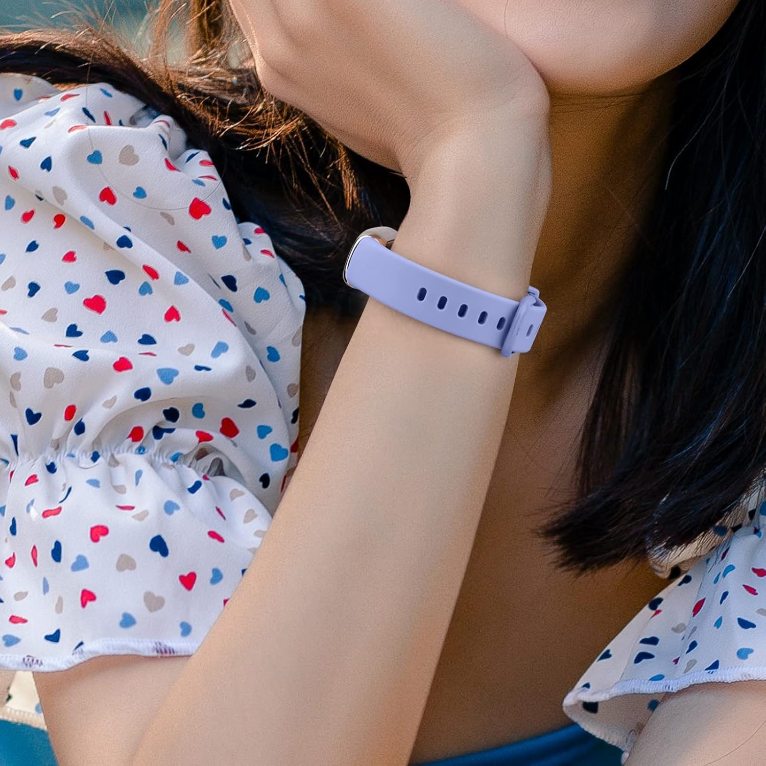 Paquete de 4 bandas para Fitbit Luxe, correa de repuesto de silicona suave para Fitbit LuxeLuxe edición especial, rastreador de fitness para mujeres