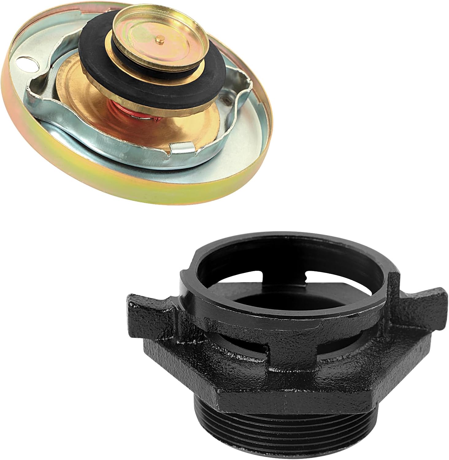Tapa ventilada del tanque de transferencia con cuello roscado, tapa del tanque de presión de ventilación con base de 2 pulgadas, tapa del tanque de