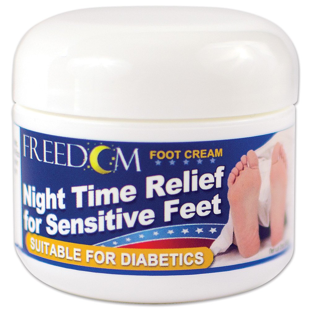 GNMDNR Freedom Night Time Crema para pies, 2 onzas.