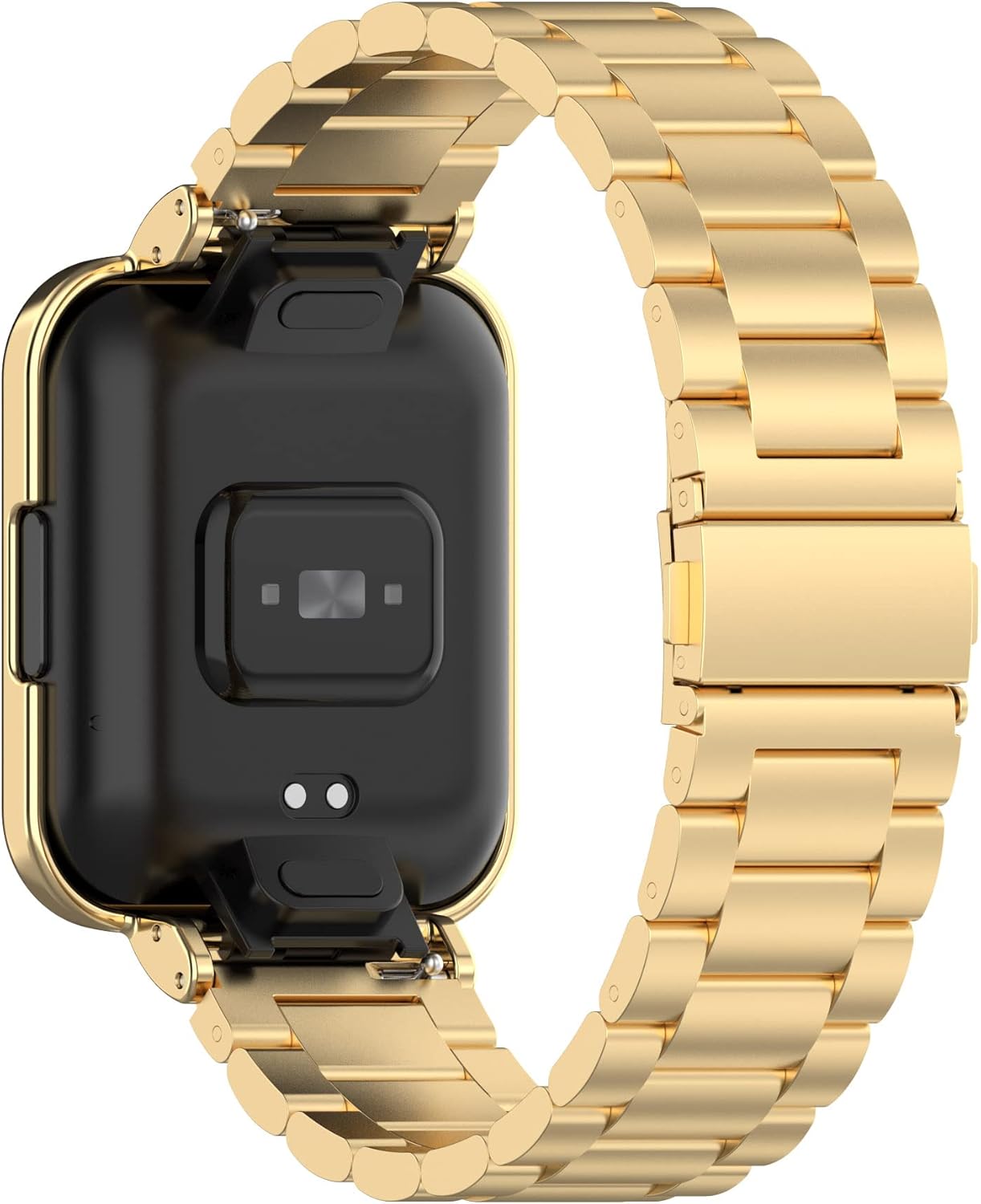 Correas de reloj compatibles con Xiaomi Mi Redmi Watch 2 Lite ajustables de acero inoxidable sólido correas de repuesto para Xiaomi Mi Redmi Watch 2