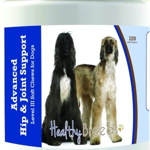 Healthy Breeds Afghan Hound Advanced Hip & Joint Support Level III – Masticables suaves para perros, promueve una vida activa y cómoda con Healthy Breeds Afghan Hound Advanced Hip & Joint Support Level III – Masticables suaves para perros, promueve una vida activa y cómoda con