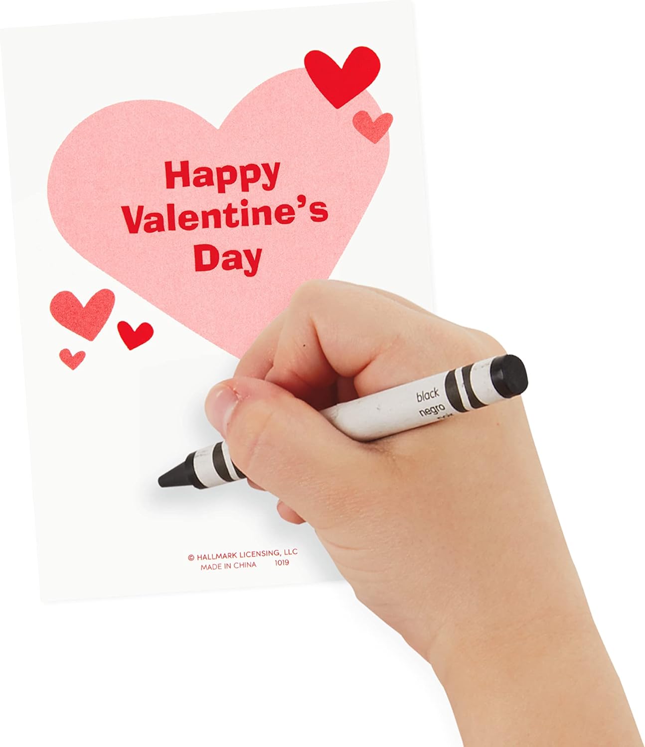 Hallmark Tarjetas de San Valentín y calcomanías para la escuela de niños, cachorros y gatitos (24 aulas de San Valentín con sobres)