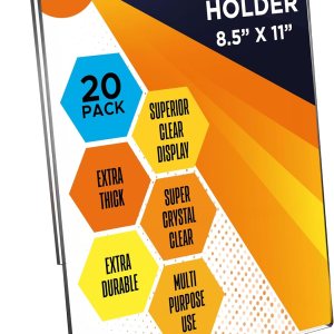 Soporte acrílico para letreros 8.5 x 11 pulgadas, soporte de mesa inclinada para menús para restaurantes, oficina, tiendas, soporte de plástico Soporte acrílico para letreros 8.5 x 11 pulgadas, soporte de mesa inclinada para menús para restaurantes, oficina, tiendas, soporte de plástico