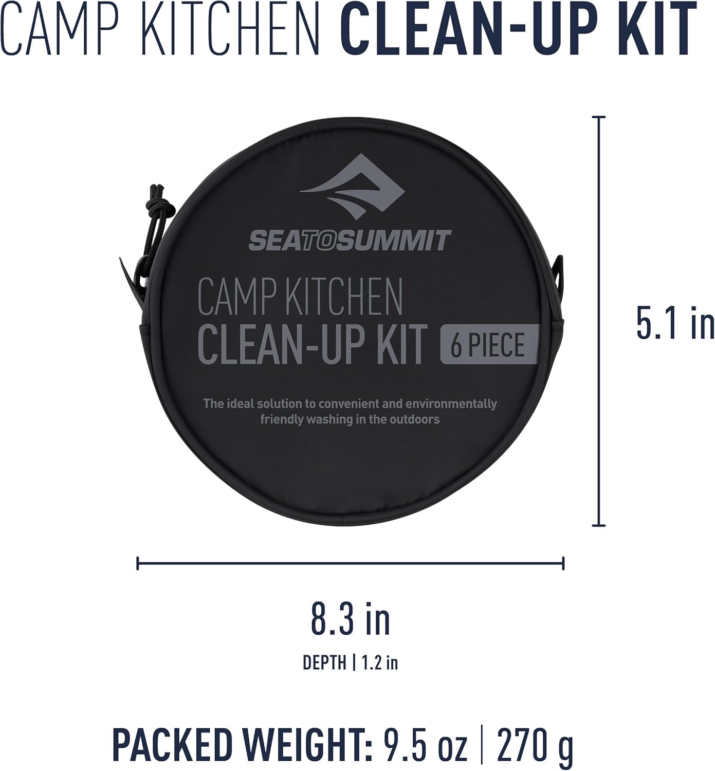 Sea to Summit Kit de limpieza de cocina de campamento