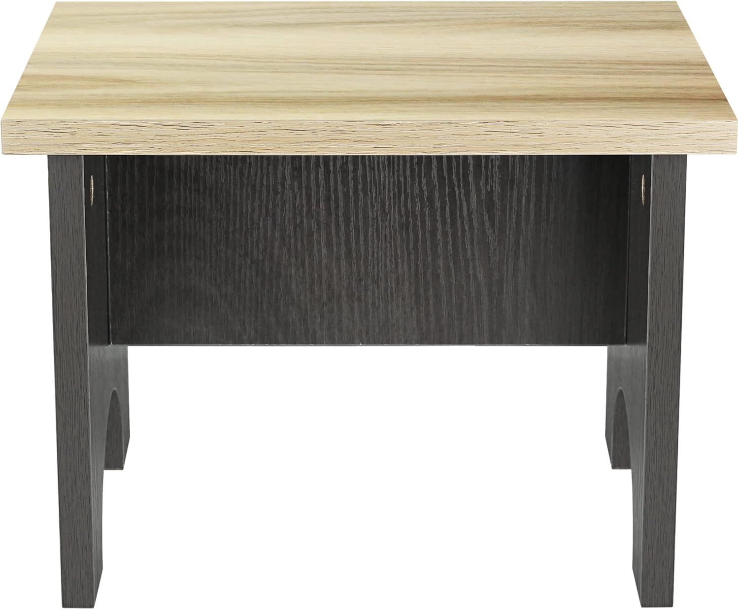 Ouya Taburetes de madera para niños y adultos, capacidad de 500 libras, taburete de cocina y baño, taburete de un solo paso con almohadillas