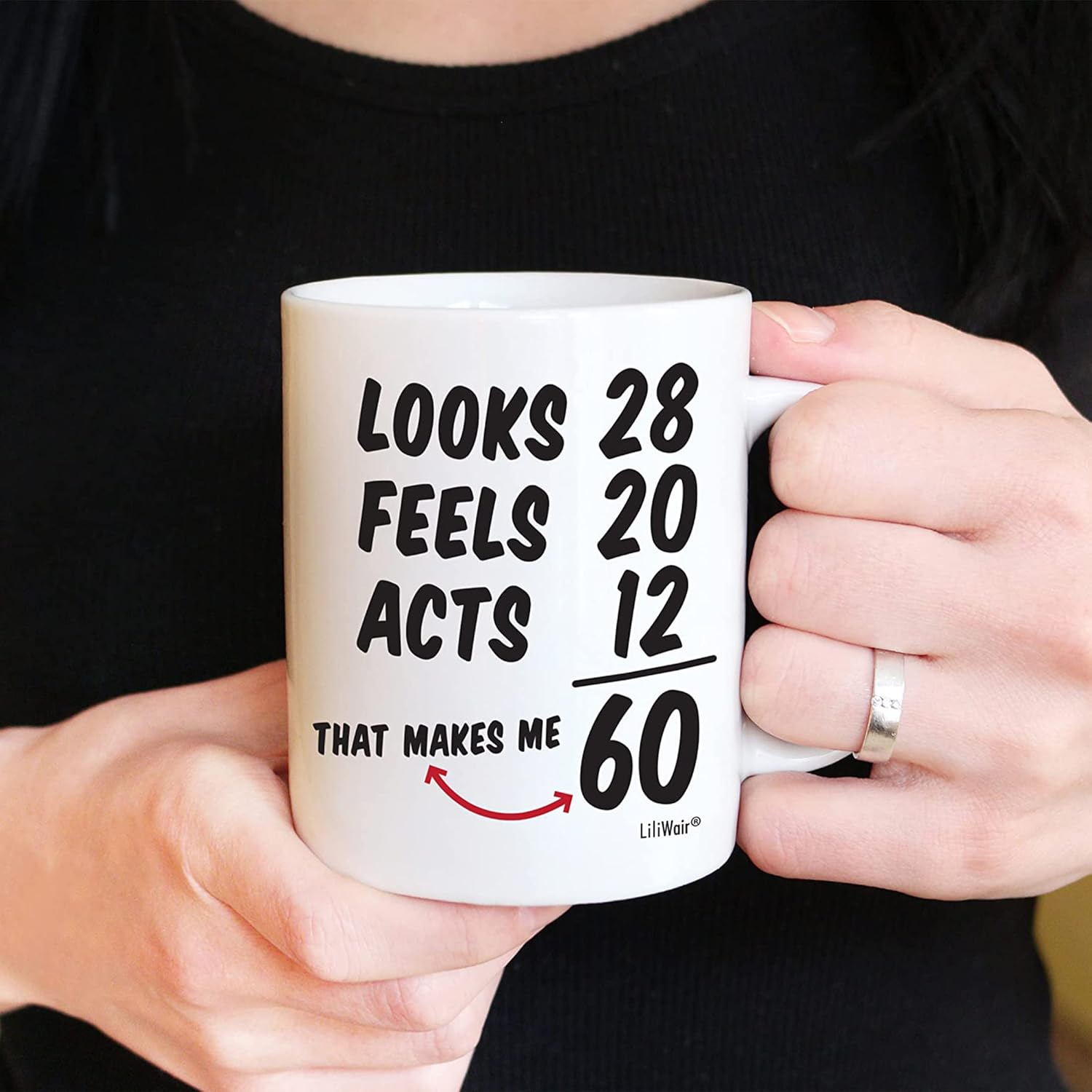 Regalos de 60 cumpleaños para mujeres de sesenta años de edad, taza de regalo feliz divertida 60 hombres mujeres mejor amigo 1963 tazas masculino