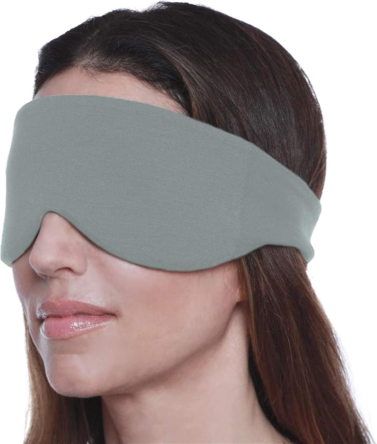 Happyluxe Máscara para dormir de ojos, esenciales para avión, máscaras para dormir, no atrapa el cabello, perfecta para hombres y mujeres, viajes y
