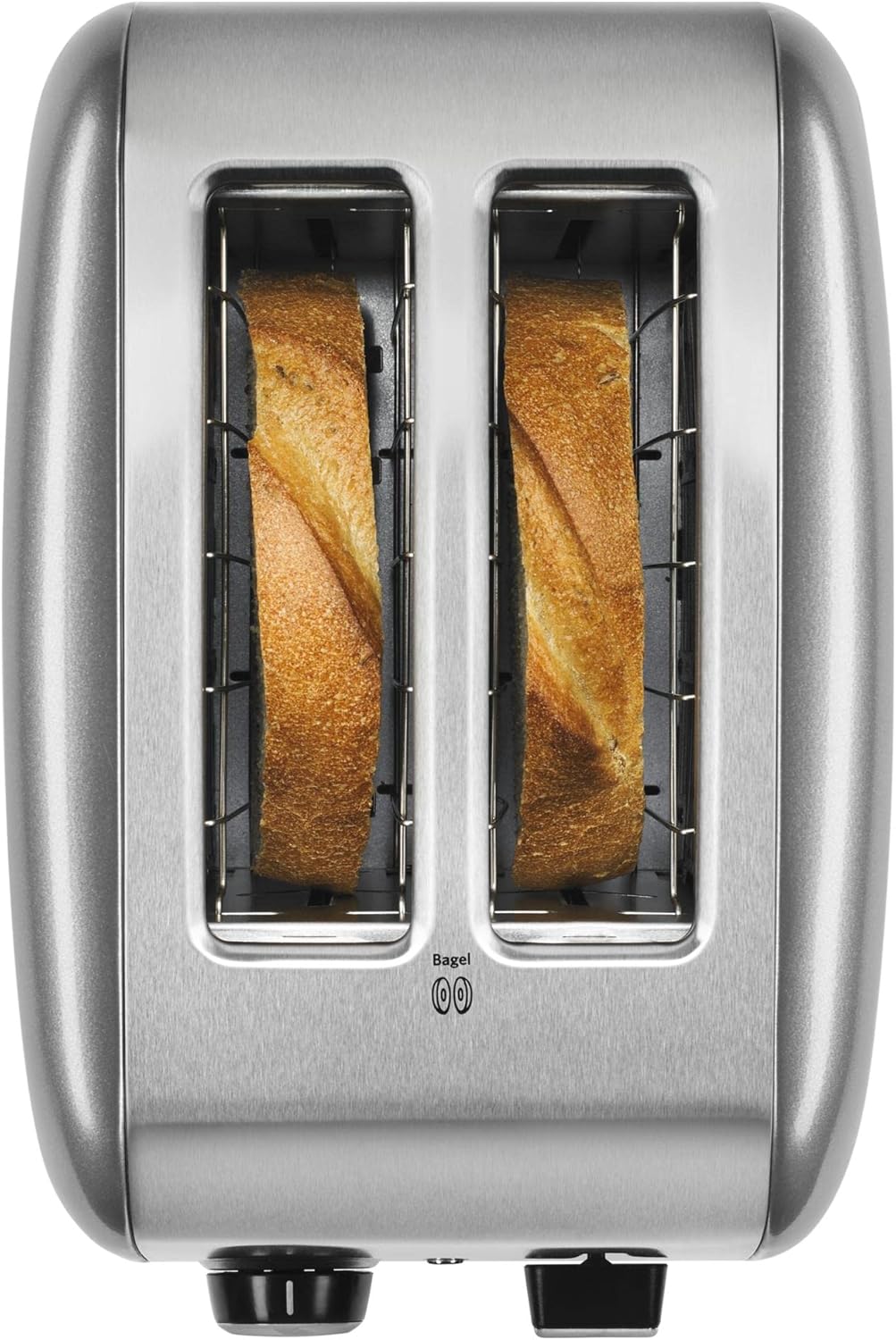 KitchenAid KCM1208DG – Cafetera con cabezal de ducha en espiral de goteo, 12 tazas, gris mate y tostadora KMT2115, 2 rebanadas