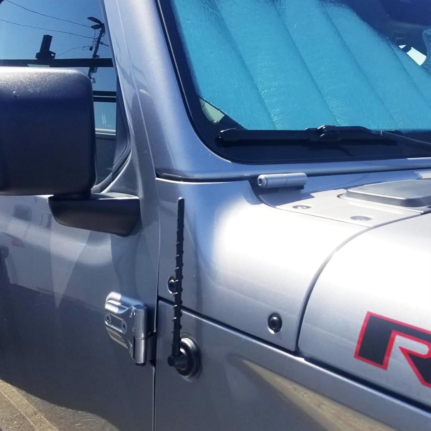 Antena (9 pulgadas) para Jeep Wrangler JK JL JKU JLU Gladiator JT Jeep Wrangler Gladiator JT, Jeep Wrangler Gladiator, Jeep Sahara Rubicon Willys