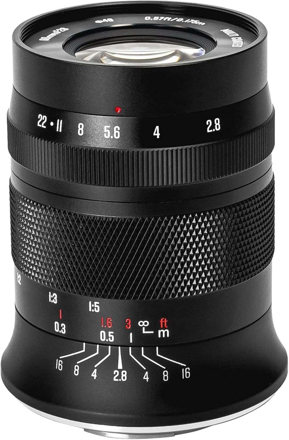 Meike Lente APS-C de enfoque manual macro de aumento F2.8 de 2.362 in compatible con cámaras Canon de montaje RF EOS-R EOS-RP R5 R6 R7 R10 R50 en