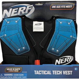NERF Chaleco táctico Tech, Negro – NERF Chaleco táctico Tech, Negro –