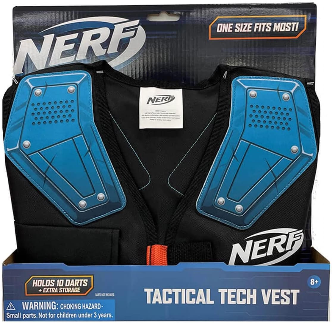 NERF Chaleco táctico Tech, Negro –