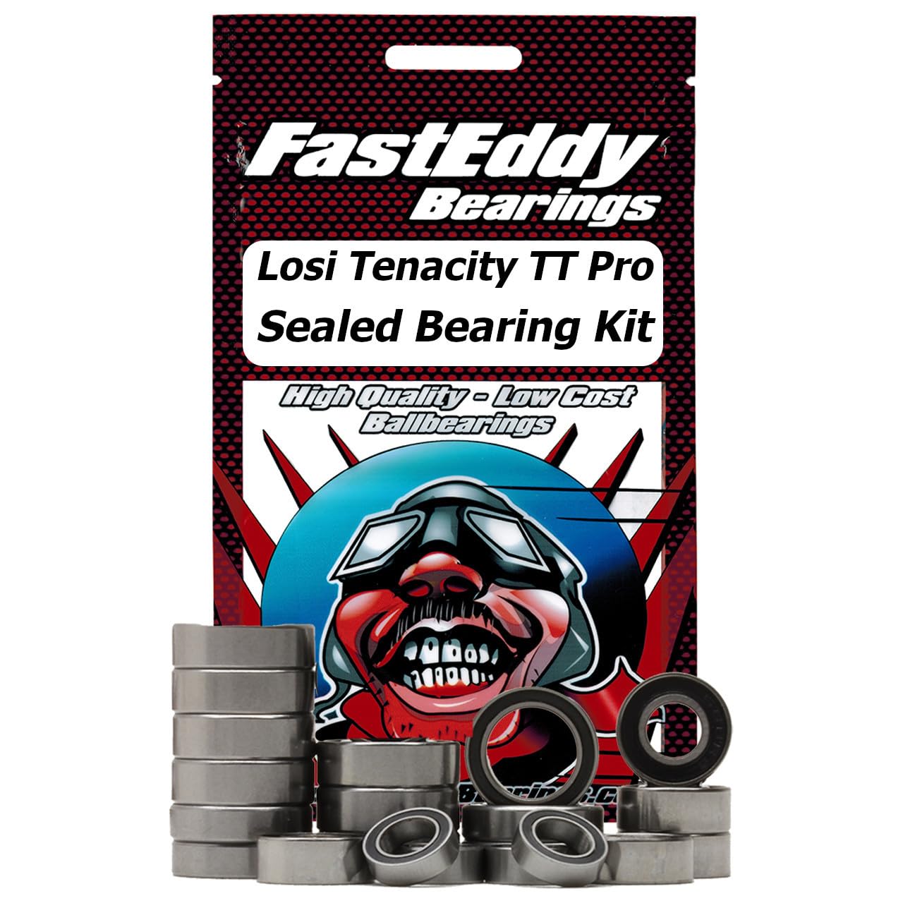 FastEddy Bearings Compatible con el kit de rodamientos sellados Losi Tenacity TT Pro