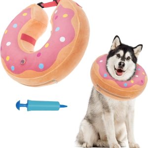 BINGPET Collar de cono suave para perro, alternativa de recuperación suave para perros grandes, medianos y pequeños después de una cirugía, collar BINGPET Collar de cono suave para perro, alternativa de recuperación suave para perros grandes, medianos y pequeños después de una cirugía, collar