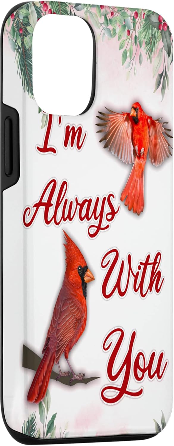 Funda para iPhone 13 Bird Cardinal Case For Men Women Bird Lover