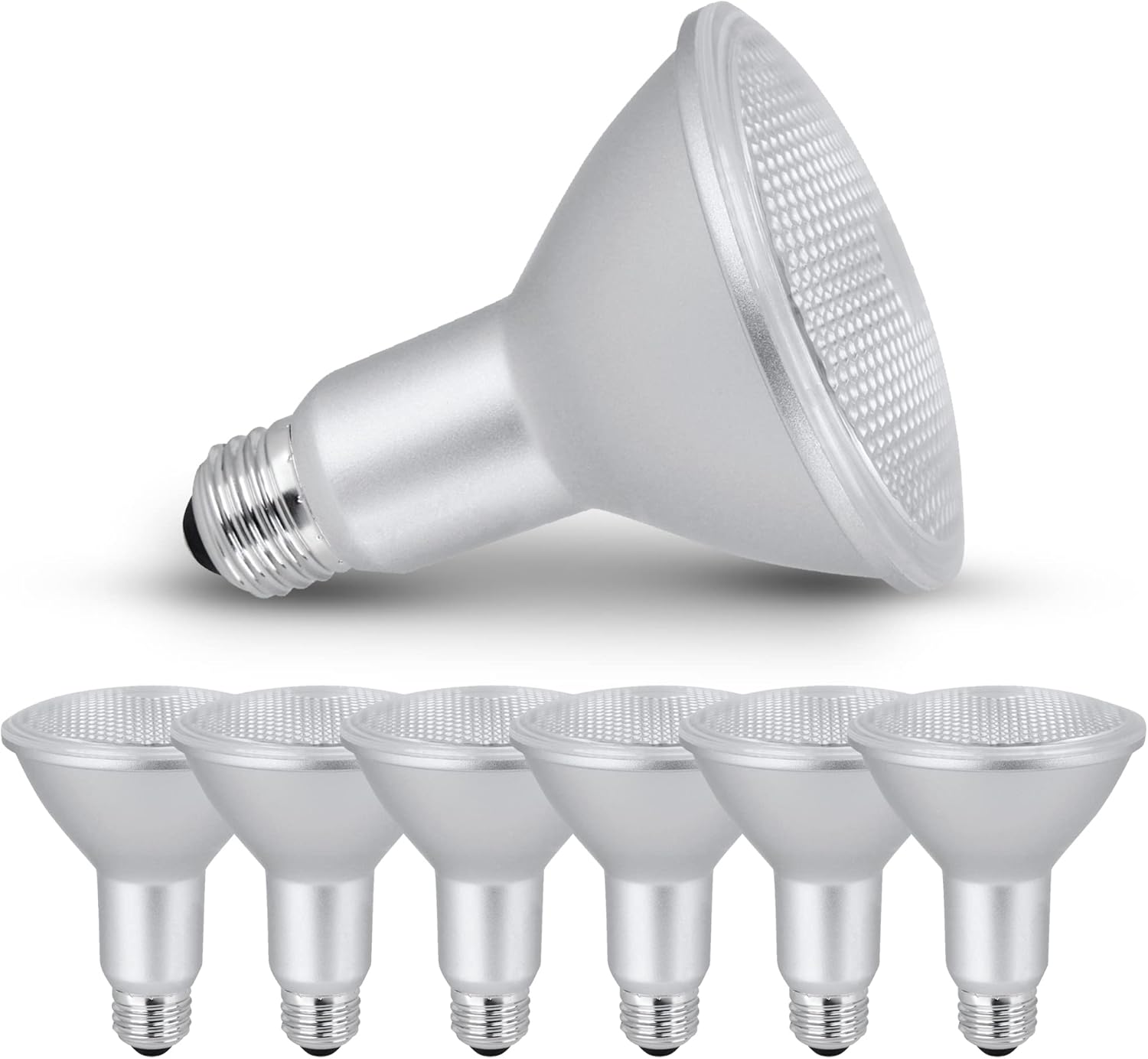 Xtricity PAR 30 bombillas LED regulables de cuello largo, bombillas LED de 11 W, equivalente a 75 vatios, 800 lúmenes, 5000 K blanco suave, 120 V,