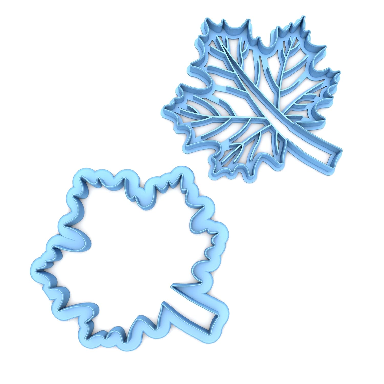 Sweet Prints Inc Set of 2 Maple Leaf Cookie Cutters – Dishwasher Safe (3.5″)