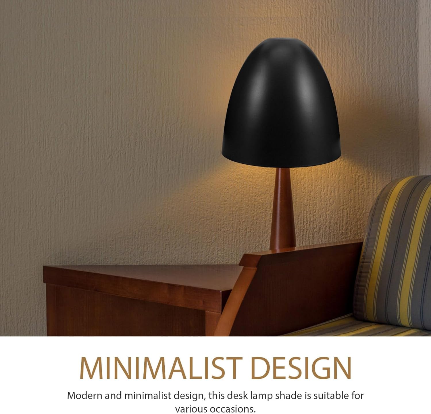 OSALADI Decoración de techo negro pantallas de lámpara de techo para lámpara de mesa, decoración de escritorio, pantalla de lámpara de mesa,