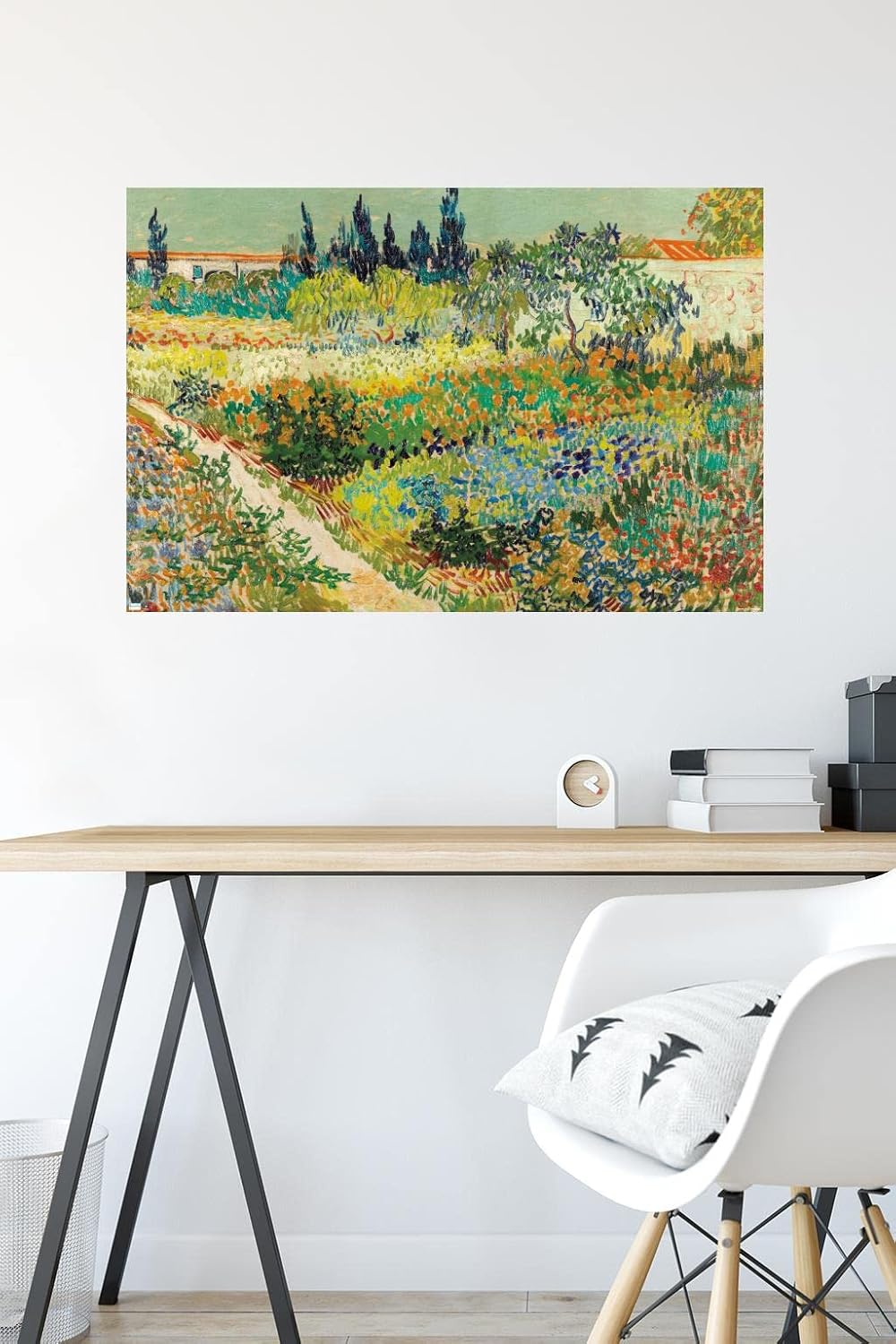 Trends International Garden at Arles de Vincent van Gogh – Póster de pared, 22.37 x 34.00 pulgadas, versión sin marco prémium