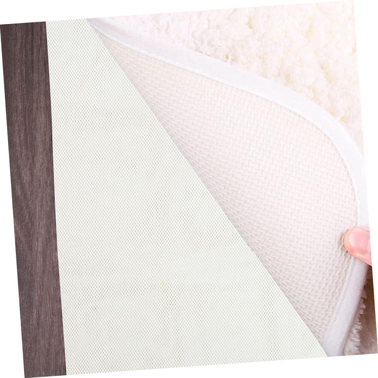 Artibetter 1 tapete antideslizante para el hogar, tapete decorativo antideslizante, tapete antideslizante para piso, tapete de madera dura,