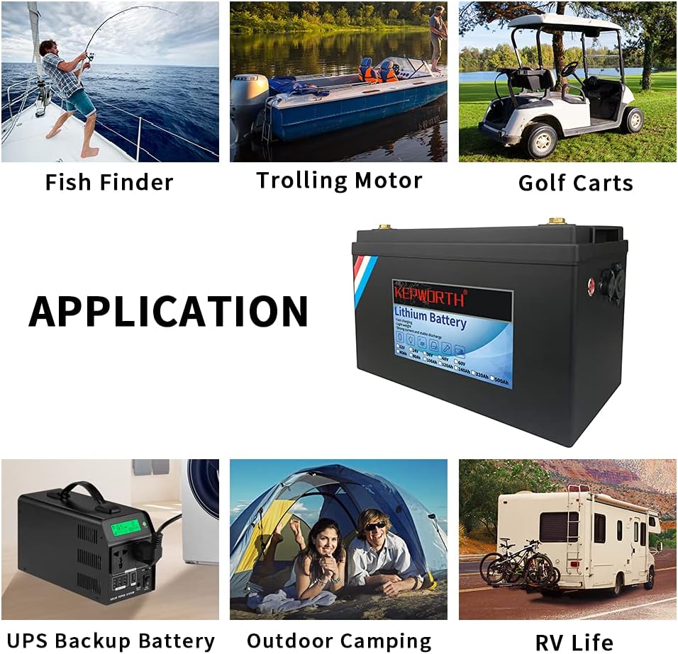 Batería LiFePO4 de 12 V 100 Ah 1280 Wh de ciclo profundo Batería recargable de fosfato de hierro y litio BMS integrado, perfecta para RV, solar,