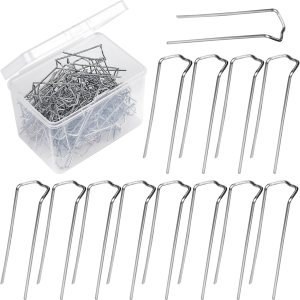 AIEX 120 alfileres florales de 1.7 pulgadas para espuma, alfileres verdes de flores en U para arreglos florales, alfileres de helecho floral con AIEX 120 alfileres florales de 1.7 pulgadas para espuma, alfileres verdes de flores en U para arreglos florales, alfileres de helecho floral con