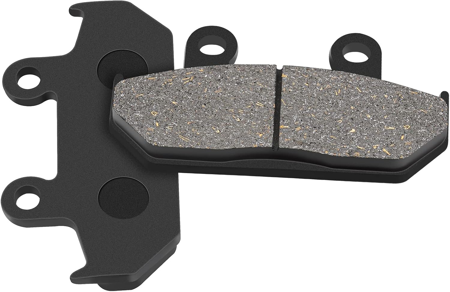 AHL Juego de pastillas de freno delanteras y traseras semimetálicas para Honda GL1500 Goldwing (todos los modelos) 1988-2000