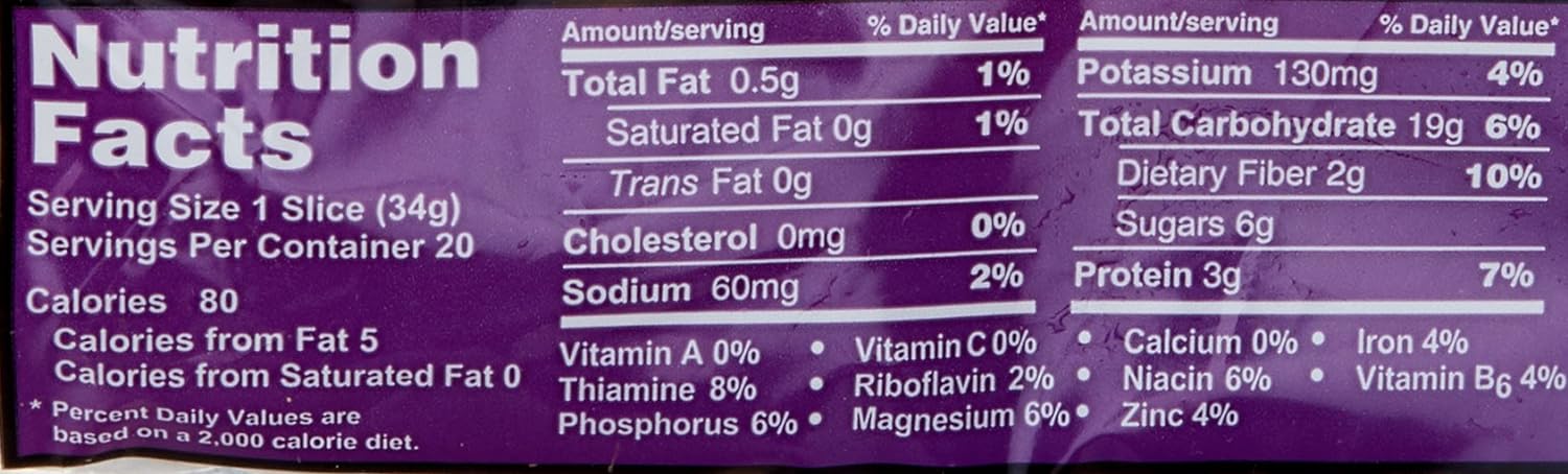 Food For Life Pan germinado canela pasas orgánica, 24 oz