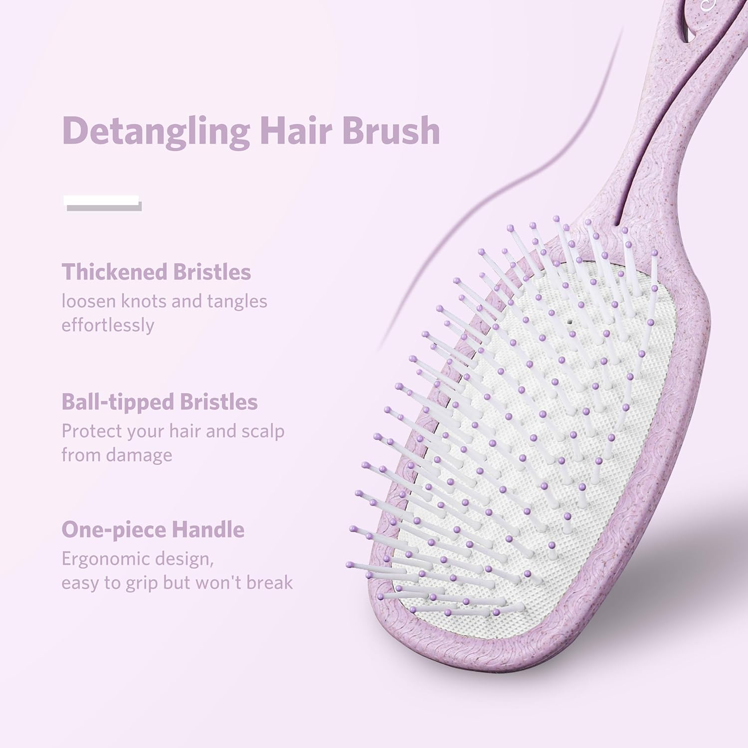 Sndyi Cepillo redondo para secado y desenredar el cabello, 1 cepillo de pelo nano térmico de cerámica y tecnología iónica con cerdas de jabalí, 1