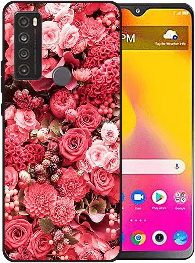 gaoyanxiang Funda impresa para TCL 30 XL 30XL T701DL Cubierta suave del teléfono de TPU (tcl-30xl-695)