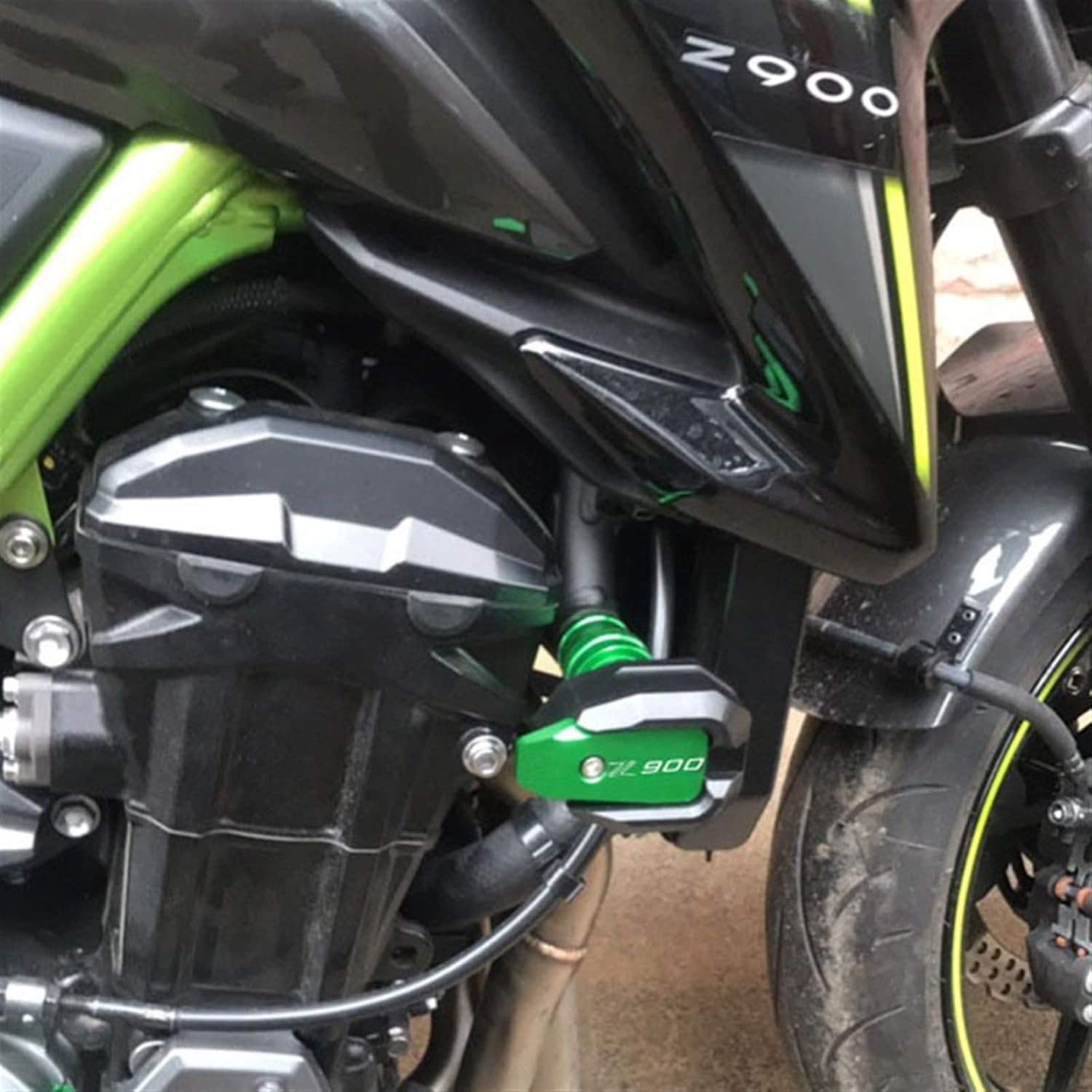 Para Kawasaki Z650 Z900 Z900RS Z 650 900 2017-2020 Marco de protección contra caídas de motocicleta Slider Carenado Protector de almohadilla de