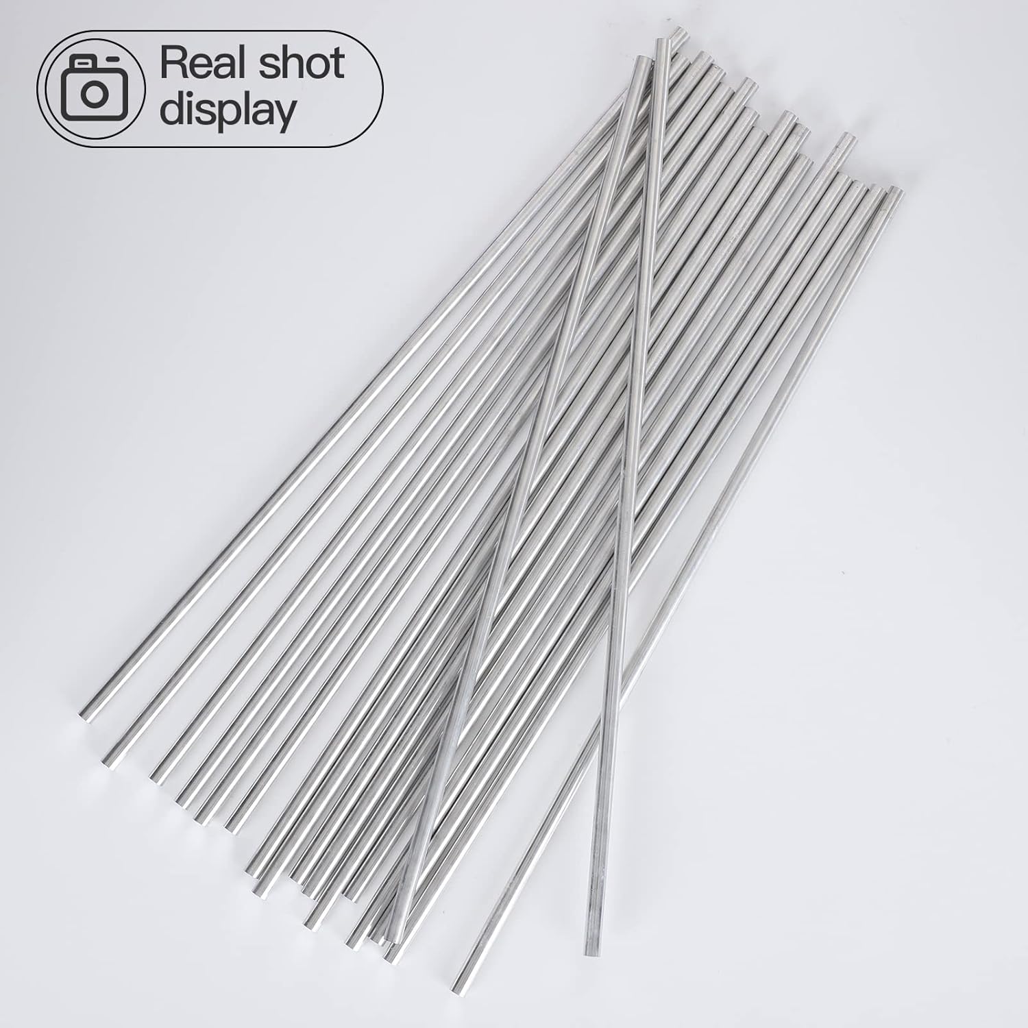 20 varillas redondas de aluminio 6061 de 14 de pulgada de largo (+ 0-.05 pulgadas) y 0.25 pulgadas de diámetro (14 x 13 pulgadas, 20)