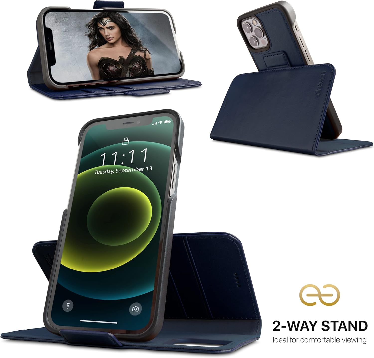 Dreem – Funda y cartera Fibonacci 2 en 1 para iPhone