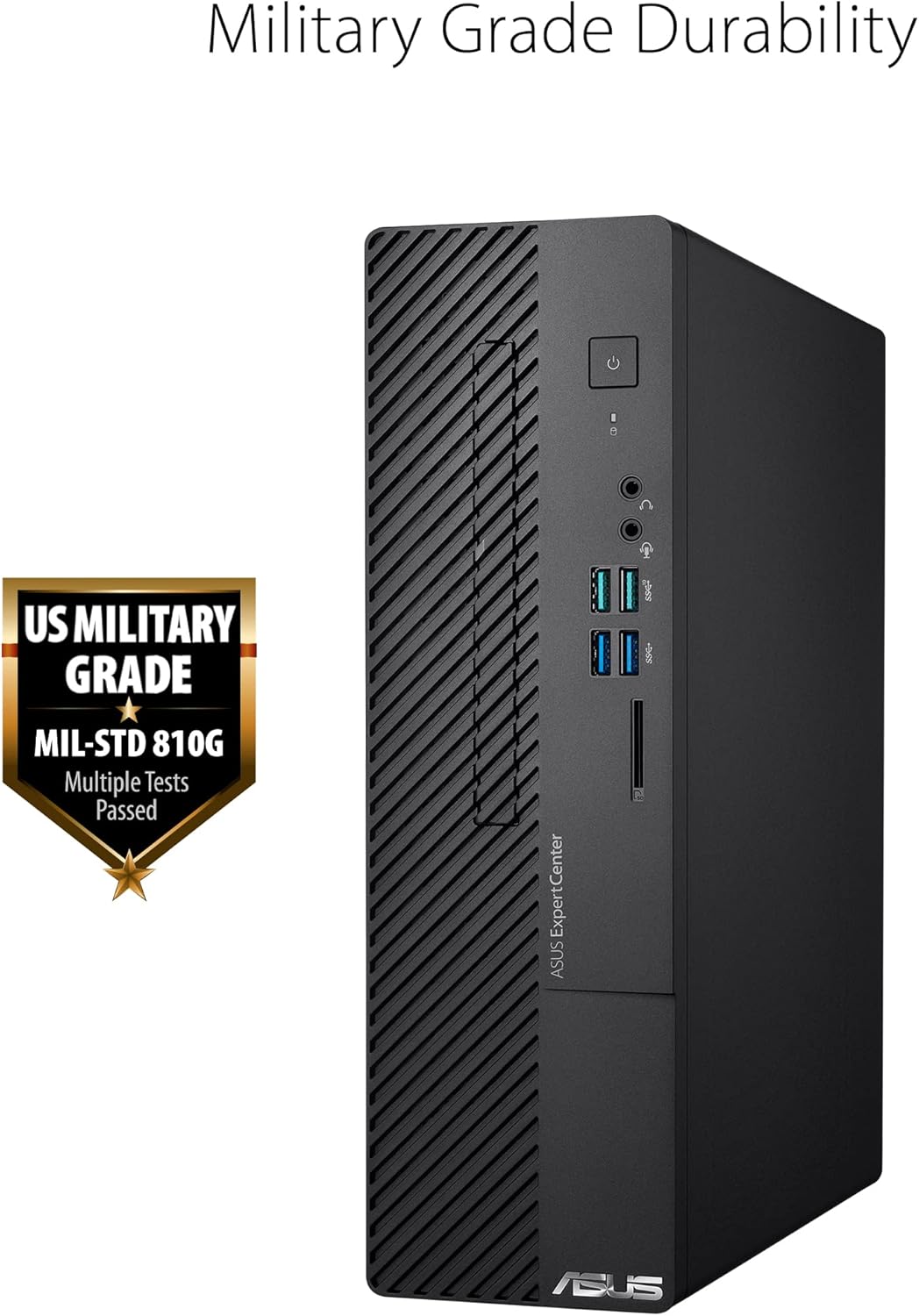 ASUS ExpertCenter D500SC – PC de escritorio con factor de forma pequeño, Intel Core i5-11400, 8 GB de RAM DDR4, 256 GB PCIe SSD, TPM, Windows 10