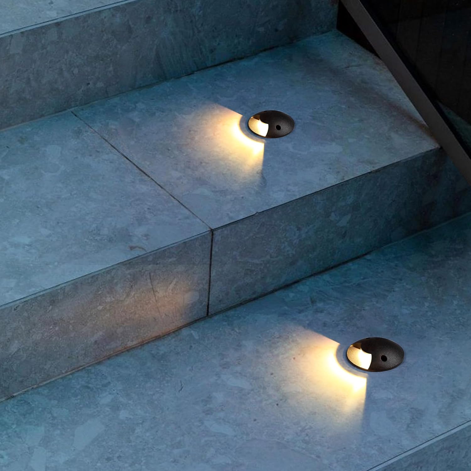 Well Lights Landscape Light Outdoor In Ground Floor Lights Low Voltage LED 2W ACDC 12V 24V Warm White Waterproof IP67 Aluminium Single Side Lighting