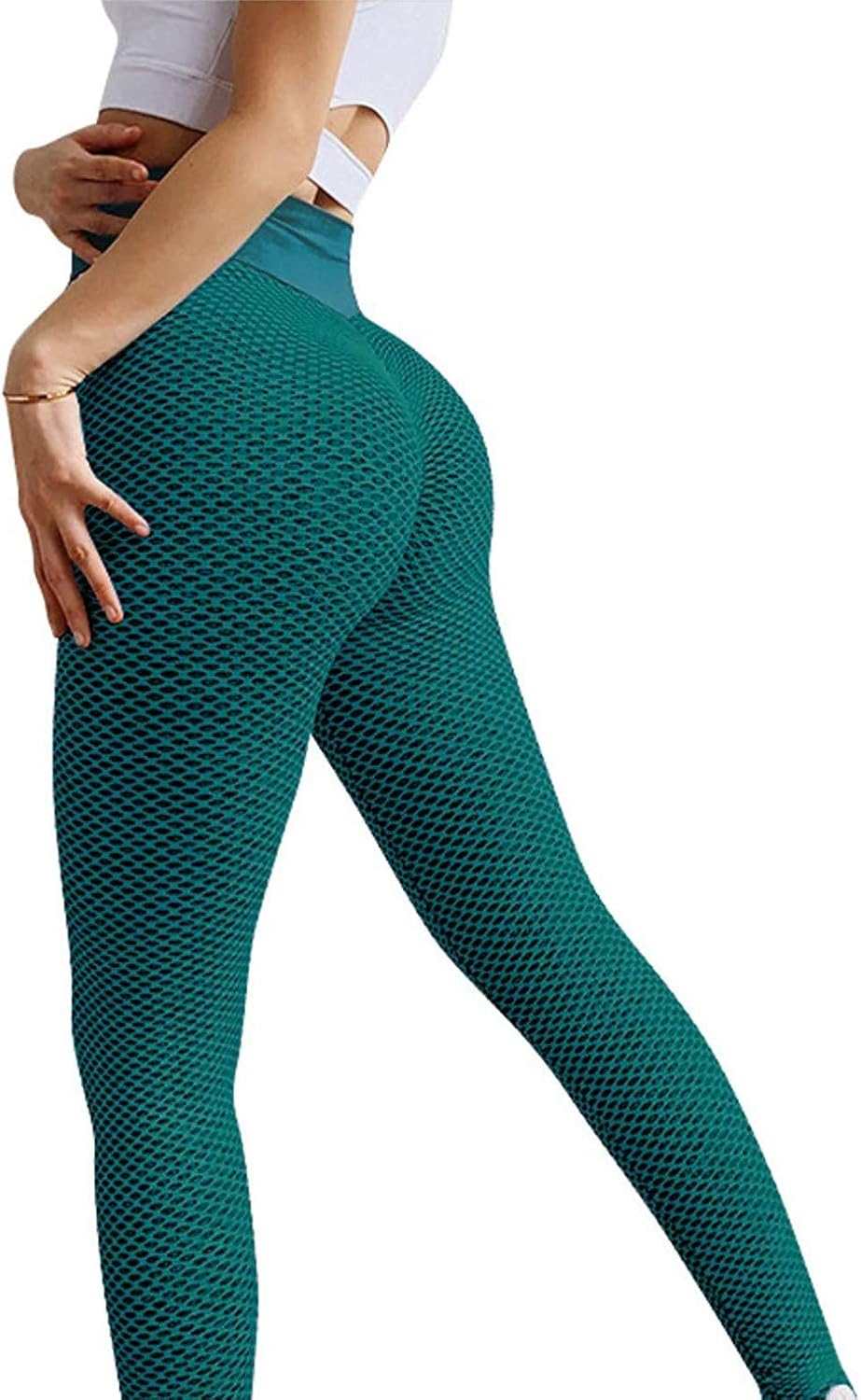 Leggings para mujer, pantalones de yoga de cintura alta, control de abdomen, adelgazantes, leggings de entrenamiento, correr, levantamiento de