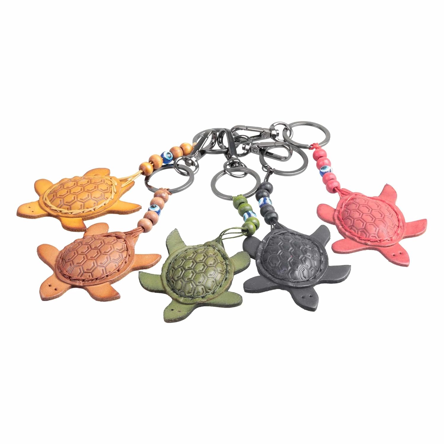 Leather Turtle Keychain  Turtle Charm for Backpacks & Leather Purses  Hanging Sea Turtle Accessory, Turtle Gift  Handmade, Cute Keychain Accessories