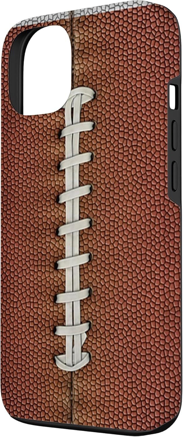 Funda para iPhone 13 Football-Leather-Sewing PC